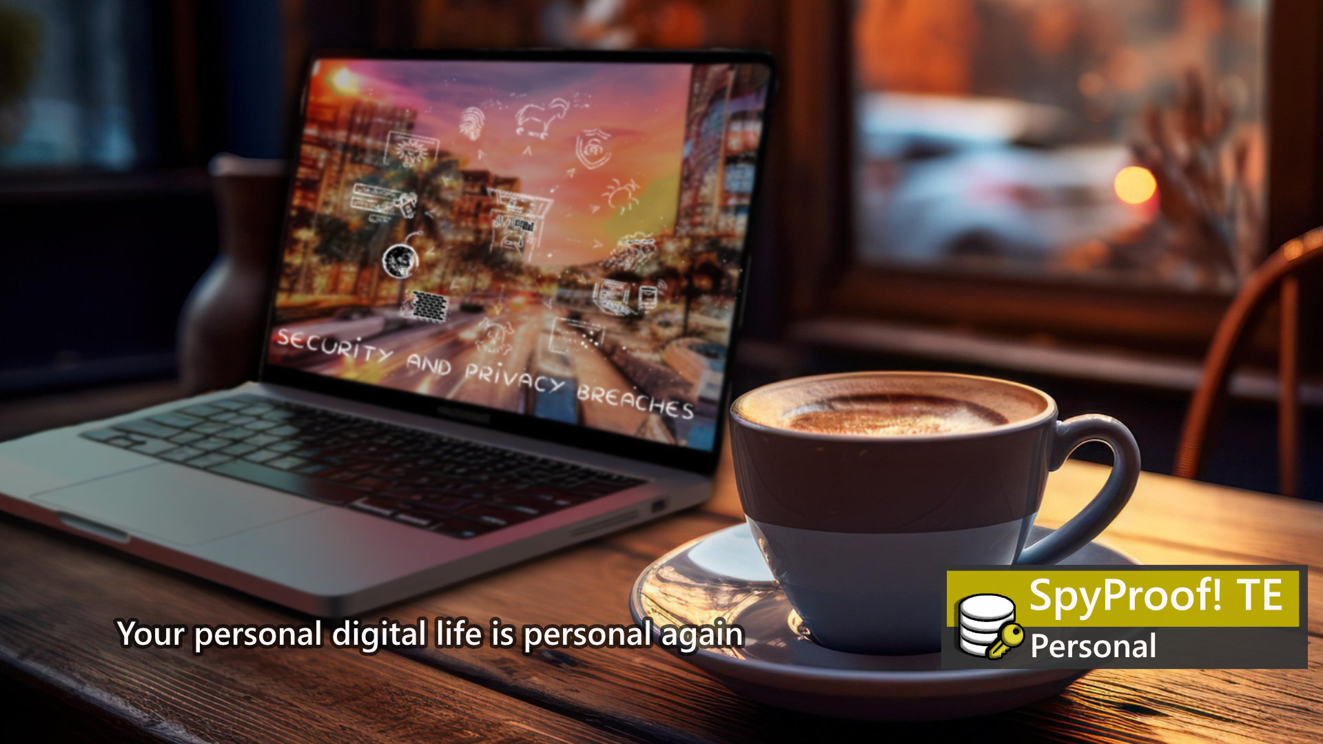 Setting device security in a coffee shop