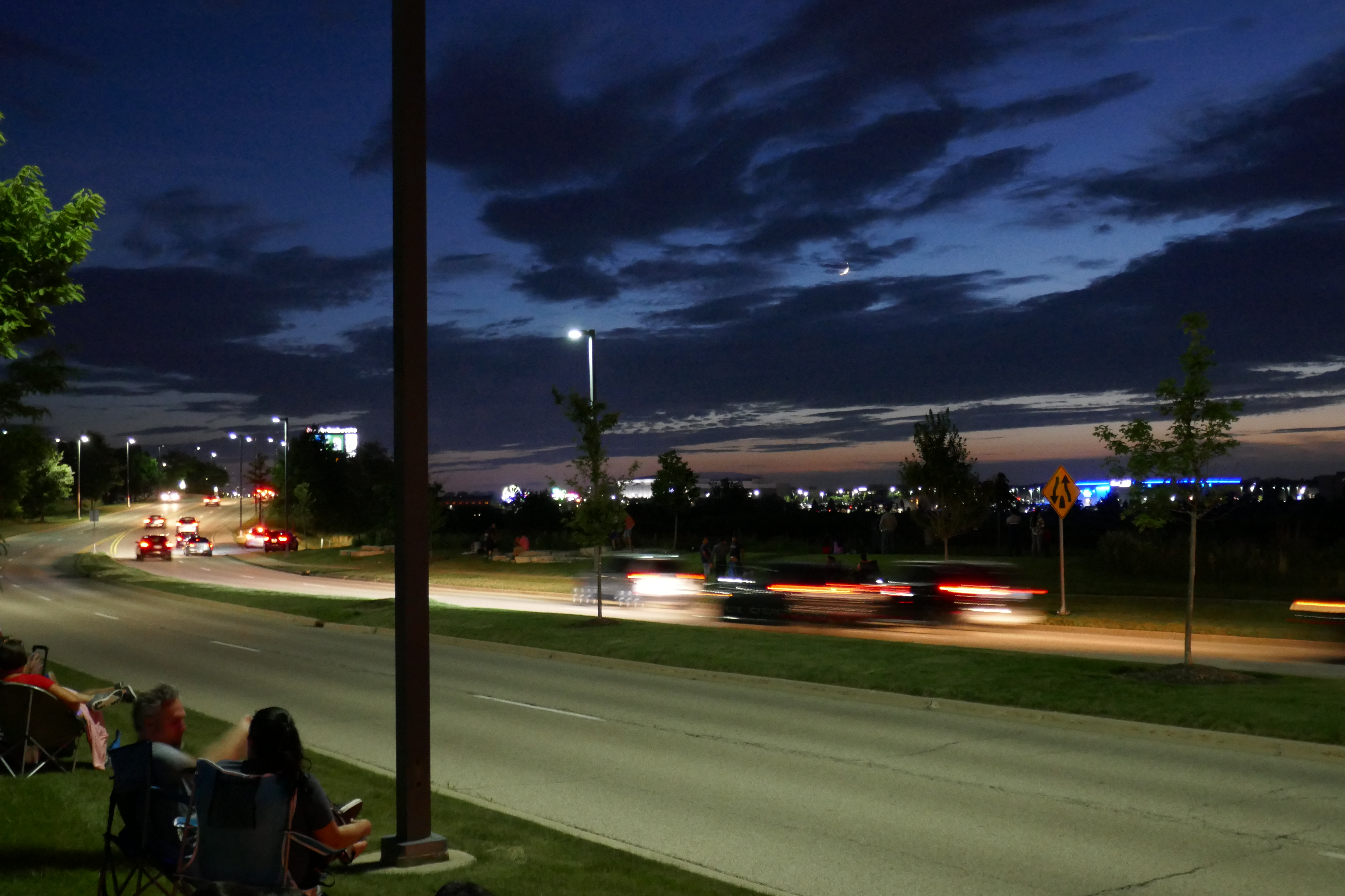 Twilight happens while driving