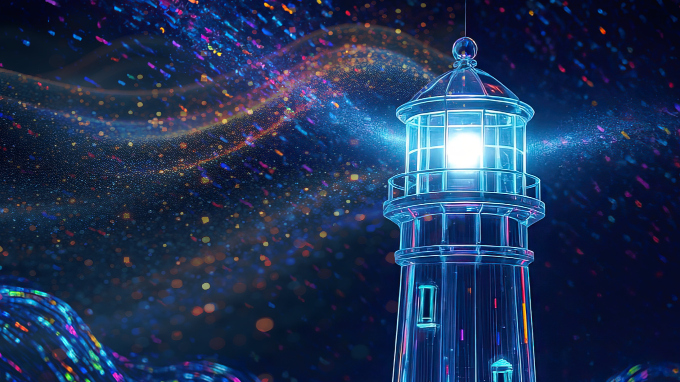 Lighthouse Render in a Digital Construct
